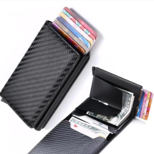 Carteira Masculina Mágica Tripla em Couro Premium