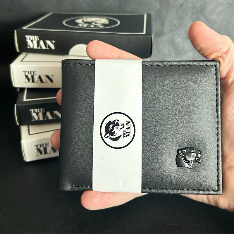Carteira Masculina THE MAN em Couro Sintético Premium
