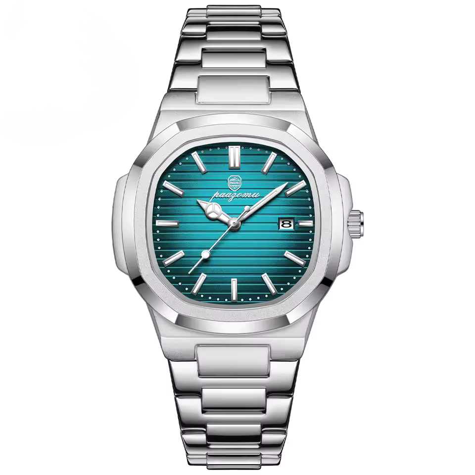 Relógio Masculino Paazomu Luxo Quartzo à Prova D’Água
